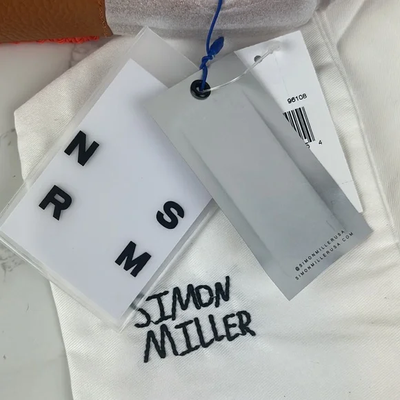 Simon Miller Crochet Snap Shoulder Bag Hibiscus Banana - Picture 12 of 13